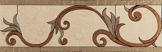 Skalini Metal Stone бордюр Roman 1 (RM-1) 30.5*10