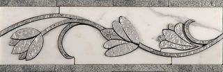 Skalini Metal Stone бордюр Tulip 2 (TL-2) 30.5*10