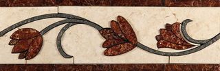 Skalini Metal Stone бордюр TULIP 4 (TL-4) 30.5*10