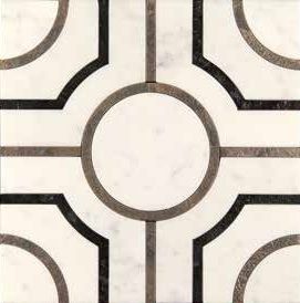 Skalini Metal Stone напольная плитка Alcamo (White)-2/6 (ACM (W)-2/6) 30.5*30.5