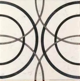 Skalini Metal Stone напольная плитка Alcamo (White)-3/6  (ACM (W)-3/6) 30.5*30.5