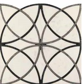 Skalini Metal Stone напольная плитка Alcamo (White)-5/6 (ACM (W)-5/6) 30.5*30.5