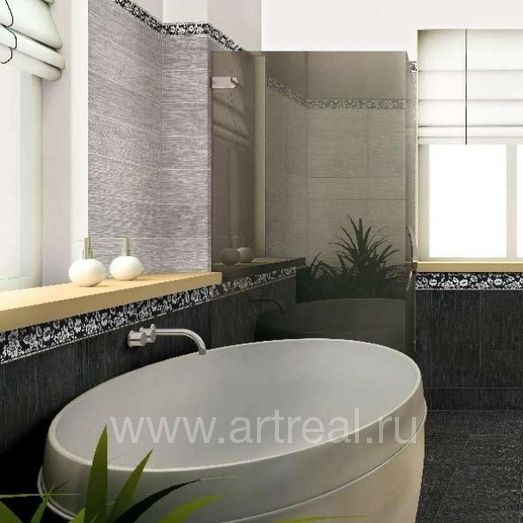 Интерьер коллекции керамогранита Atelier завода RHS (Италия)