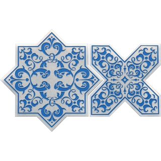 Skalini Artistic Stone Pantheon мозаика  Pantheon (White Blue)-2(I) PNT (White Blue)-2(I) 13*13