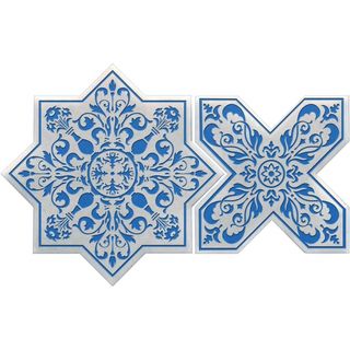 Skalini Artistic Stone Pantheon мозаика  Pantheon (White Blue)-3(I) PNT (White Blue)-3(I) 13*13