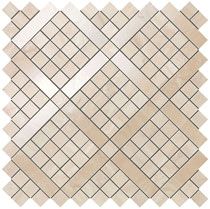 Мозаика Travertino Alabastrino Diagonal Mosaic 30.5*30.5*8.5