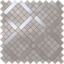 Мозаика Grey Fleury Diagonal Mosaic 30.5*30.5