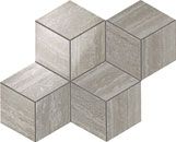 Мозаика Travertino Silver Mosaico Esagono Lappato 35*30