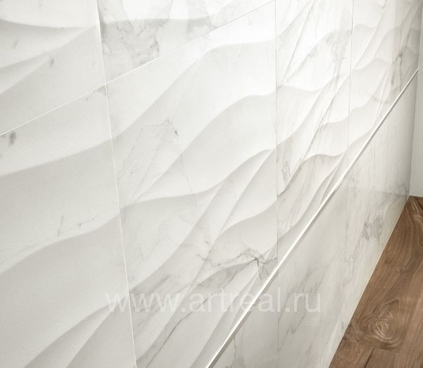 Керамогранит Vallelunga Calacatta в интерьере