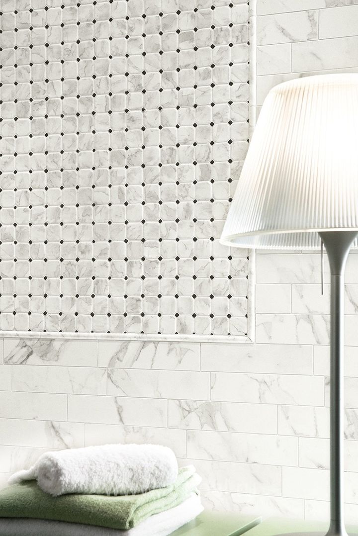 Керамогранит Vallelunga Calacatta в интерьере