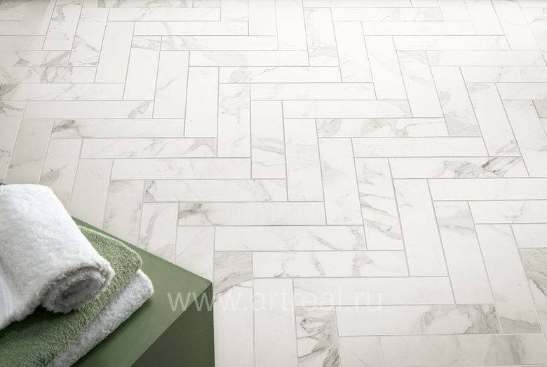 Керамогранит Vallelunga Calacatta в интерьере