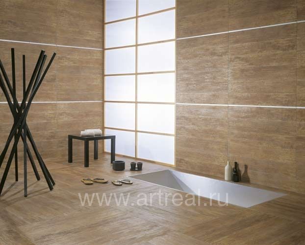 Интерьер коллекции керамогранита Woodland итальянской фабрики Settecento (Италия)