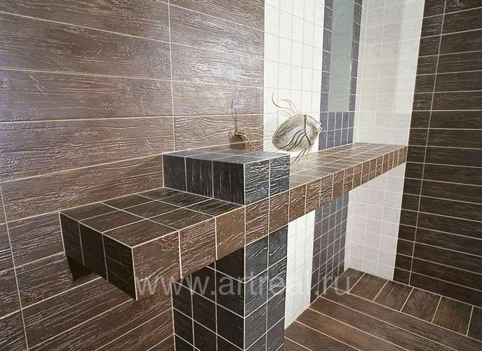 Интерьер коллекции керамогранита Woodland итальянской фабрики Settecento (Италия)