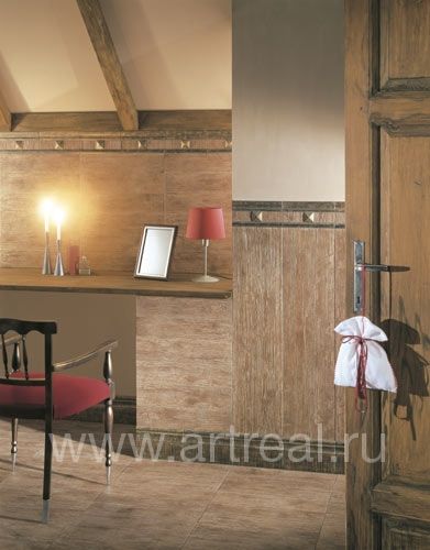 Интерьер коллекции керамогранита Woodland итальянской фабрики Settecento (Италия)