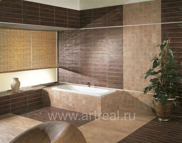 Интерьер коллекции керамогранита Woodland итальянской фабрики Settecento (Италия)