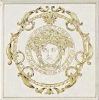 Gardenia (Versace) Luxor декор Medusa Bianco 4702 15*15