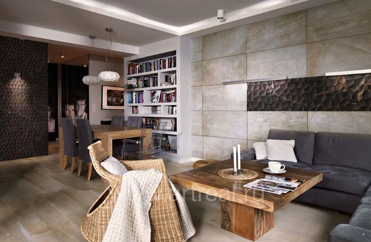 Керамогранит Gardenia Orchidea Concept Stone в интерьере