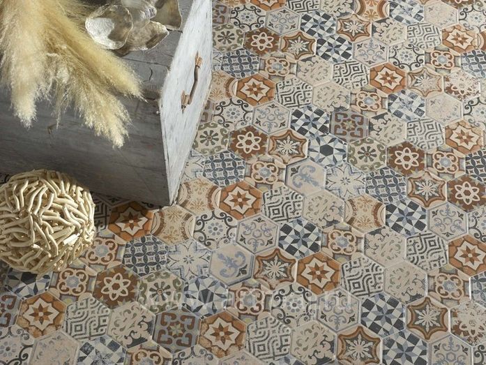 Kerlife Hexagonal Керамогранит Kerlife Hexagonal в интерьере