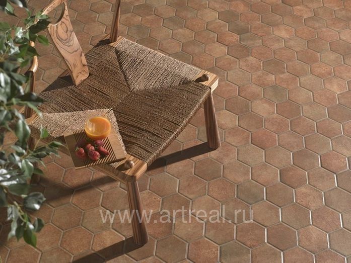 Kerlife Hexagonal Керамогранит Kerlife Hexagonal в интерьере