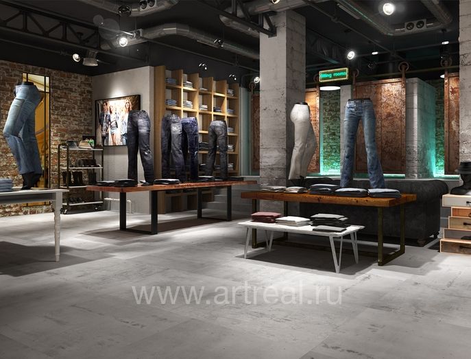 Керамогранит Apavisa Regeneration в интерьере