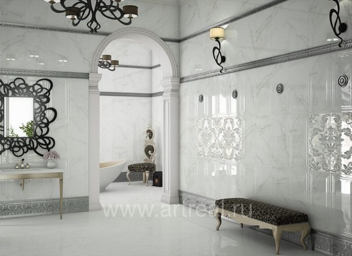 Керамогранит Saloni Corinto в интерьере