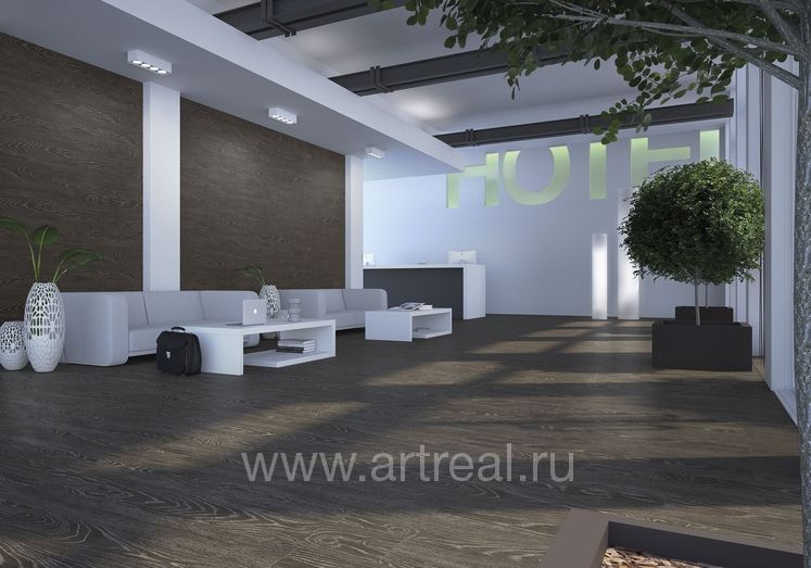 Керамогранит Zirconio Kalahari в интерьере