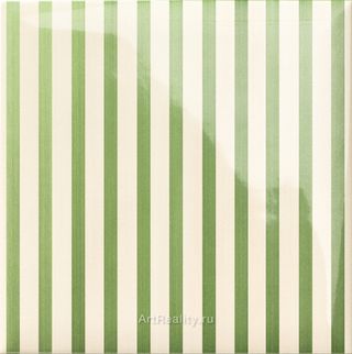 Mainzu Lucciola декор Decor Stripe Green 20*20