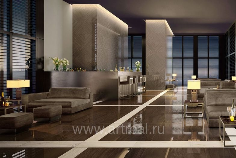 Atlas Concorde Suprema Керамогранит Atlas Concorde Suprema в интерьере