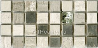 Bars Crystal Mosaic Миксы с Натуральными  Камнями мозаика DHT 19 30*30