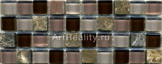 Bars Crystal Mosaic Миксы с Натуральными  Камнями HT 515-1
