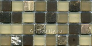 Bars Crystal Mosaic Миксы с Натуральными  Камнями мозаика SHT 09 30*30