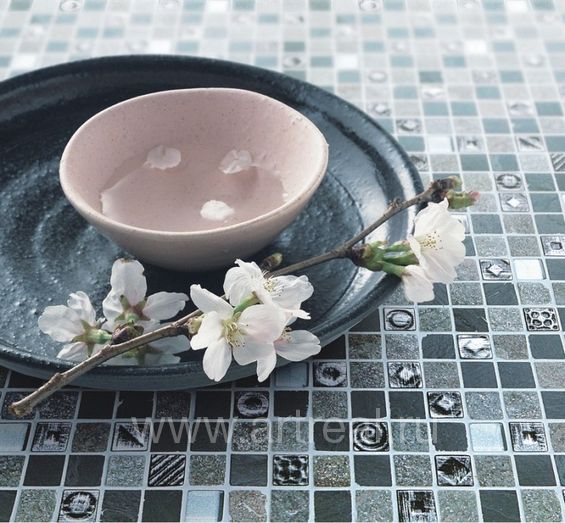 Мозаика Bars Crystal Mosaic Class Decor в интерьере