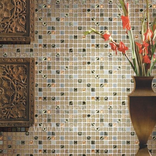 Мозаика Bars Crystal Mosaic Class Decor в интерьере