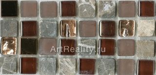 Bars Crystal Mosaic Миксы с металлом мозаика HSO 192 30*30