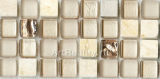 Bars Crystal Mosaic Миксы с металлом мозаика HSO 191 30*30