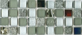 Bars Crystal Mosaic Миксы с металлом мозаика GHT 48 30*30