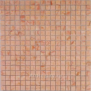 Premium Marble Чистые цвета мозаика Pink Cream pol 29.7*29.7