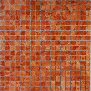 Premium Marble Чистые цвета мозаика Rosso Verona pol 29.7*29.7