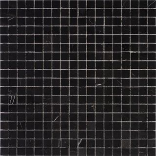 Premium Marble Чистые цвета мозаика Pure Black pol 29.7*29.7
