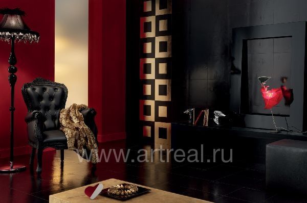 Керамическая плитка Gardenia Orchidea Leather в интерьере