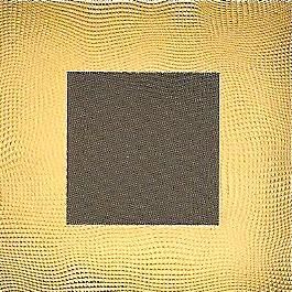 Gardenia Orchidea Leather декор Mod. Cornice oro/nero 33.3*33.3