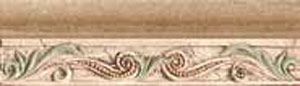 Gardenia Orchidea Esedra бордюр Pantheon Fascia Specchio 11.5*41