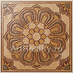 Kerama Marazzi Оксистоун вставка Оксистоун Беж  9.6*9.6