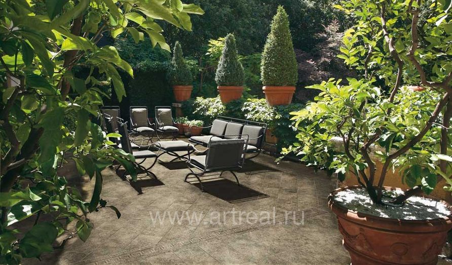 Керамогранит Gardenia (Versace) Palace Stone в интерьере