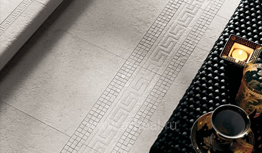 Керамогранит Gardenia (Versace) Palace Stone в интерьере