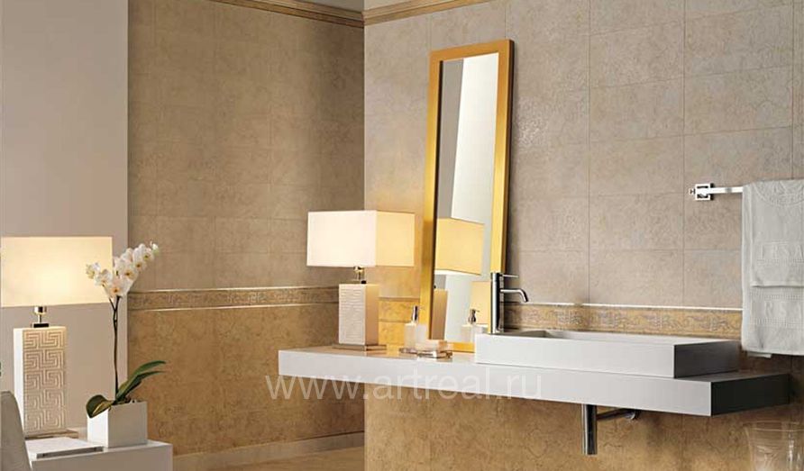 Керамогранит Gardenia (Versace) Palace Stone в интерьере