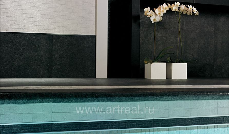 Керамогранит Gardenia (Versace) Palace Stone в интерьере