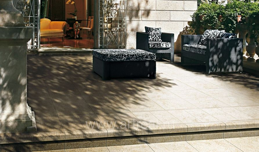 Керамогранит Gardenia (Versace) Palace Stone в интерьере