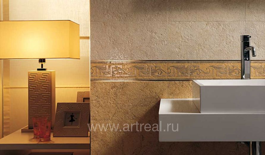 Керамогранит Gardenia (Versace) Palace Stone в интерьере