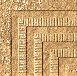 Gardenia (Versace) Palace Stone декор Greca Oro Angoli Lap/Nat 9.8*9.8